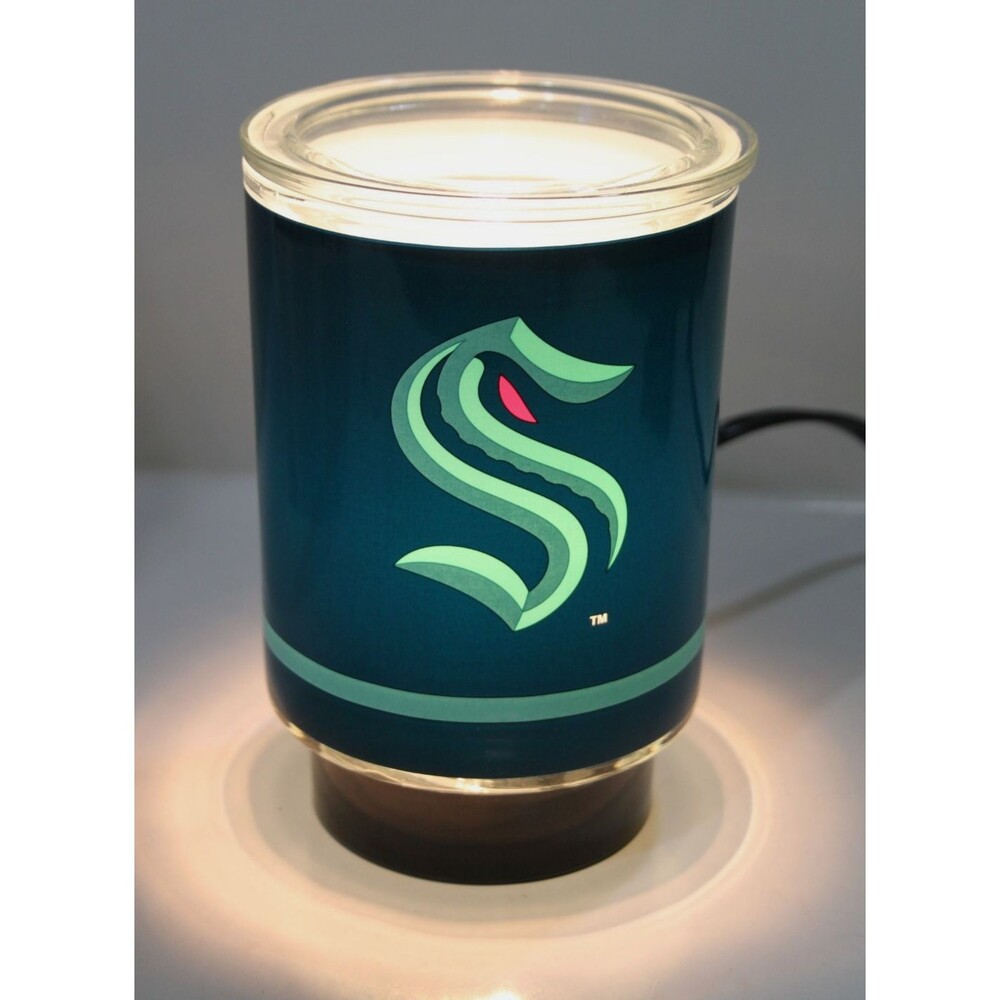 Scentsy Seattle Kraken NHL Wax Warmer Official Team Logo Blue Green Hockey Fan